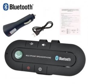 Multipoint Speakerphone 4.1+EDR Wireless Handsfree Car Kit MP3 Music Player/ - Obrázek 4 z 8
