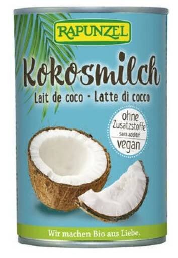 6 x Rapunzel Bio Kokosové mléko, 0,4l