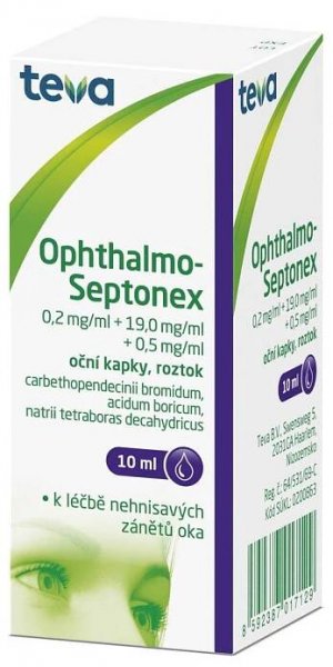Ophthalmo-Septonex oční kapky, roztok 10 ml