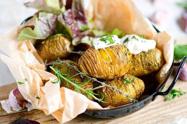 Pečené hasselback brambory - GOODIE