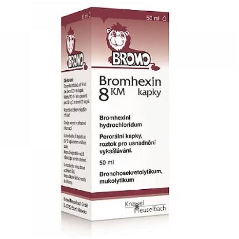 BROMHEXIN 8 KM kapky 50 ml