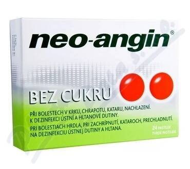 Neo-angin bez cukru 1.2mg/0.6mg/5.72mg pas.24