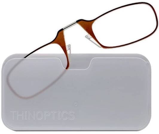 ultralehké brýle na čtení bez ramene ThinOptics Secure Fit s univerzálním pouzdrem na kapsle - Obrázek 10 z 16