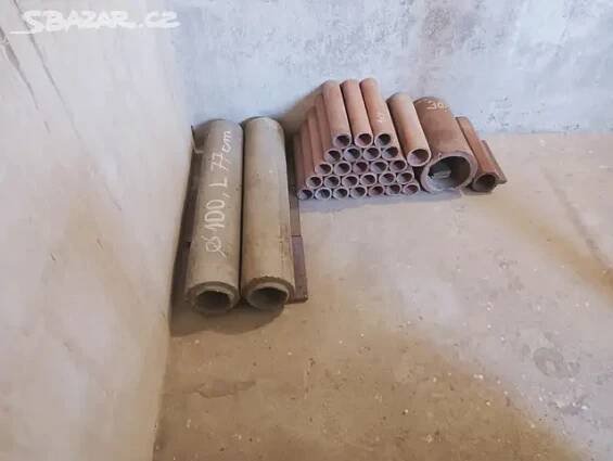 Betonové trubky, potrubí, roury d 100mm a drenáž.