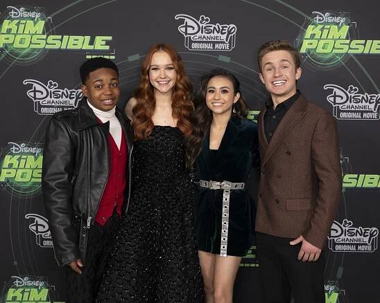 Premiere of the live-action Disney Channel Original Movie “Kim Possible” at the Television Academy of Arts & Sciences on Tuesday, February 12, 2019 - Issac Ryan Brown, Sadie Stanley, Ciara Riley Wilson, Sean Giambrone - Kim Possible - Z akcí