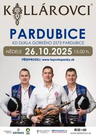 KOLLÁROVCI - CZ TOUR 2025 - Pardubice / Podujatie - TOP Vstupenky