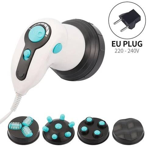 Elektrický infračervený masážní přístroj proti celulitidě 4 V 1 Válec pro hubnutí těla pro hubnutí tuku