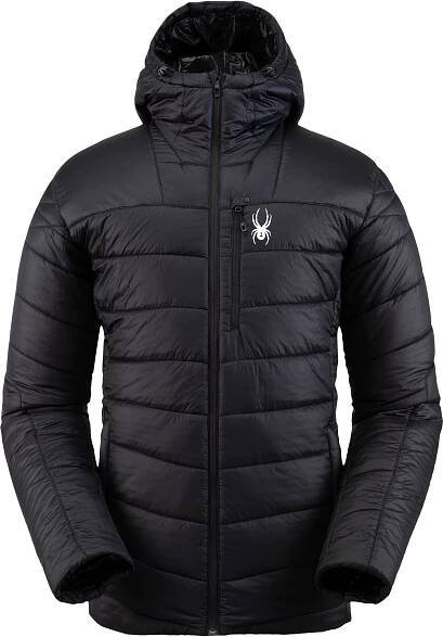 Zateplovací bunda Spyder Glissade Hoodie Insulator Jacket - black