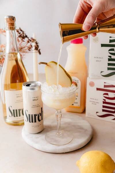 Pear Rosemary Lemon Spritz - Natalie's