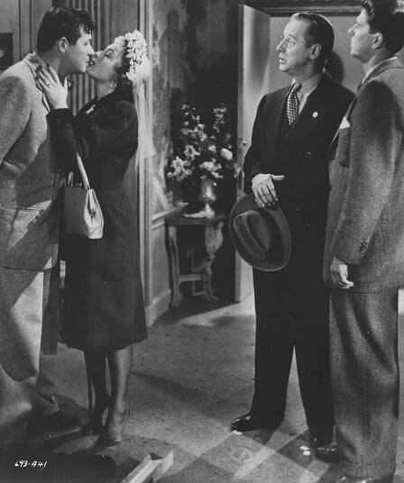 Jack Carson, Virginia Field, Irving Bacon, Ronald Reagan - John Loves Mary - Z filmu