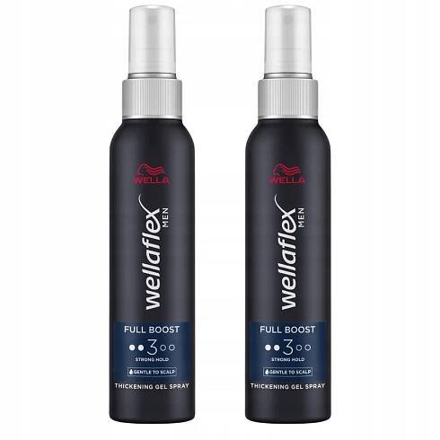 Wellaflex Men Full Boost sprej na zahušťování vlasů Gel pro muže 300 ml