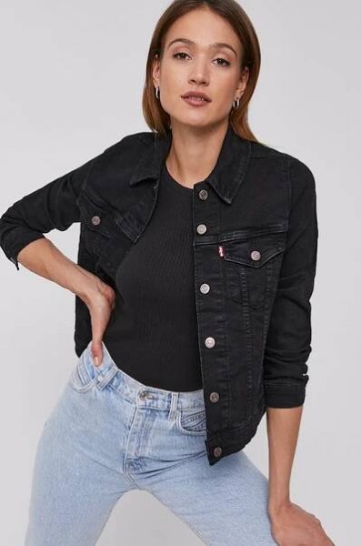 Džínová bunda Levi's 29945.0070 černá AW21