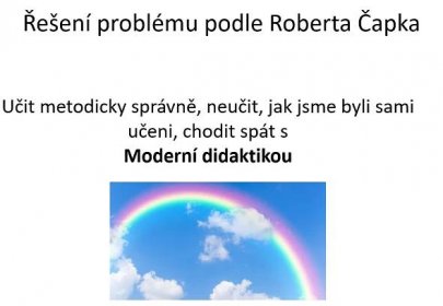 školení – ROBERT ČAPEK