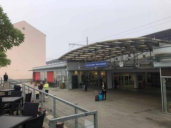 Hlavní nádraží Ústí nad Labem a jeho okolí.