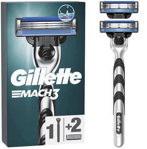 Gillette Mach3 + 2 ks hlavic