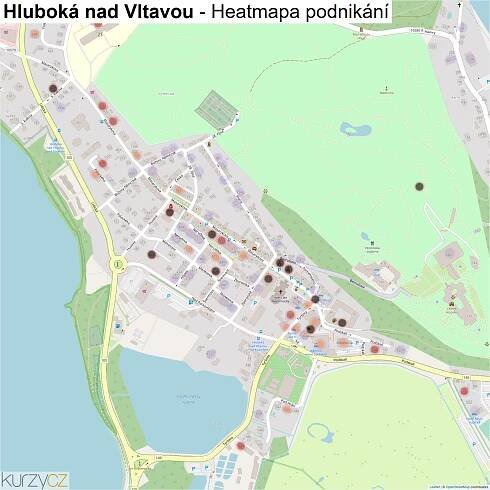 Hluboká nad Vltavou - mapy | Kurzy.cz