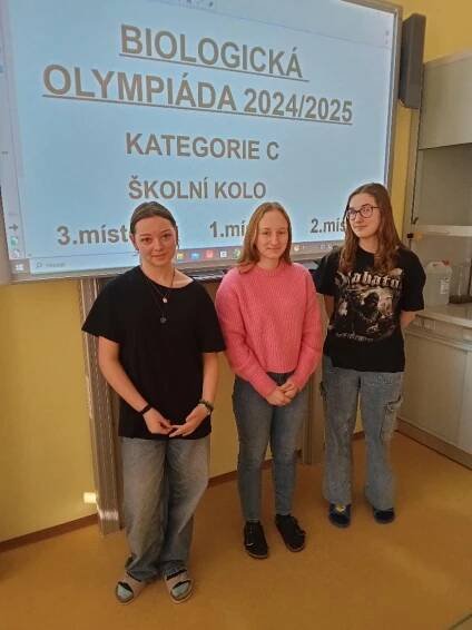 Biologická olympiáda 2024/2025 -školní kolo – ZŠ Němčice nad Hanou