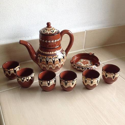 Keramika retro set