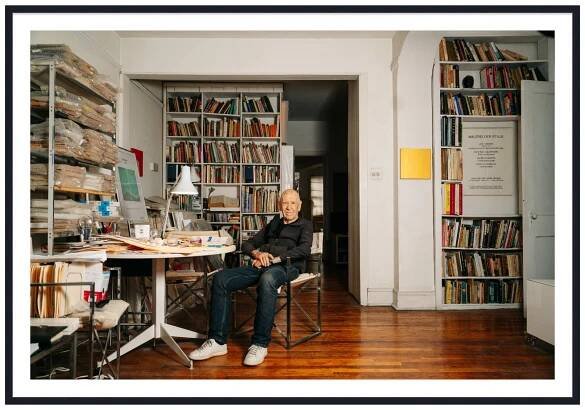 Joe Barnes in his West Village Loft