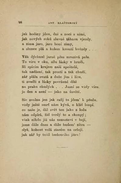 Stránka:Klášterský, Antonín - Pražské motivy (1893).djvu/92 – Wikizdroje