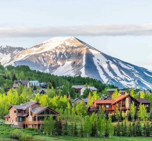 Houses and Mountain — Colorado Springs, CO — Case International Company