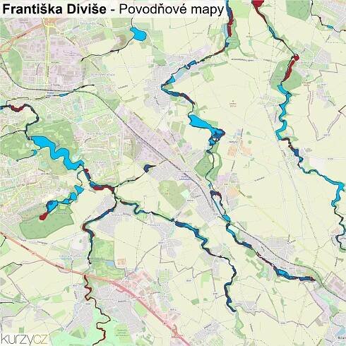 Františka Diviše - mapy | Kurzy.cz
