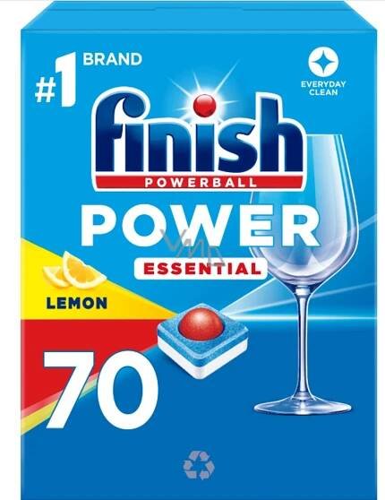 Finish Power Essential Tablety do myčky Lemon 70 ks