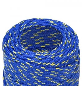 vidaXL Lodní lano modré 2 mm 25 m polypropylen, Modrá