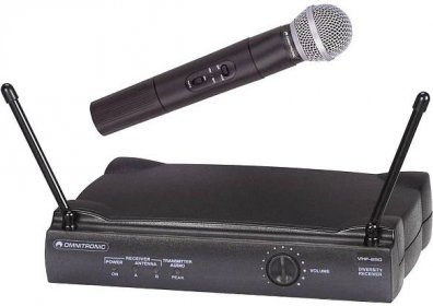 Omnitronic VHF-250 sada bezdrátového mikrofonu Druh přenosu:bezdrátový