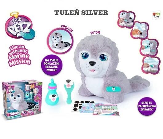 Alltoys Interaktivní tuleň Silver