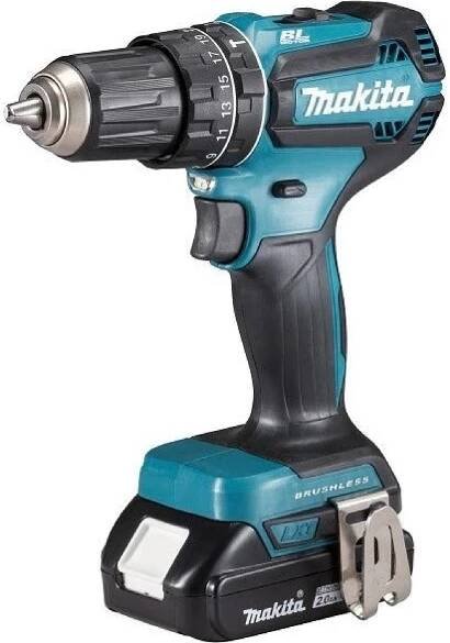  Aku vrtačka s příklepem Makita DHP485RAJ, 18V, 2x2,0Ah 