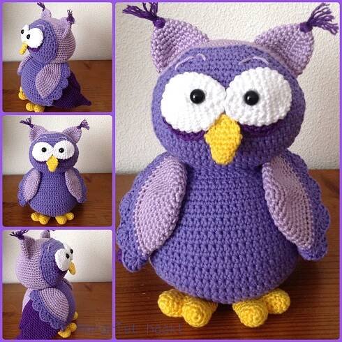 Crochet Owl Coaster Pattern