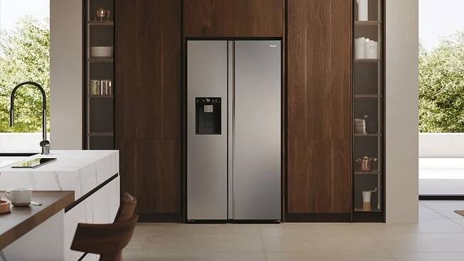 Americká lednice Haier HSW79F18CIMM nerez | DATART
