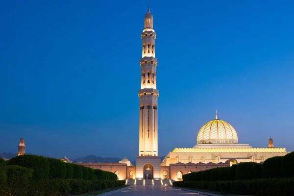 velká mešita sultan qaboos omán - maskat - stock snímky, obrázky a fotky