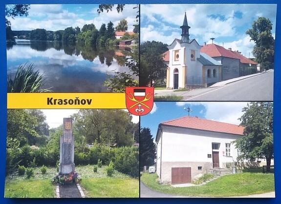 Krasoňov, Pelhřimov  - Pohlednice místopis