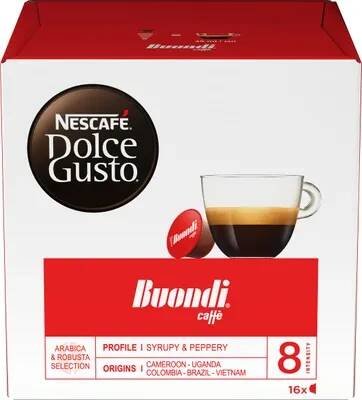 Obrázek produktu pro Nescafé Dolce Gusto Espresso Buondi, Bondi, káva, kávové kapsle, 16 kapslí