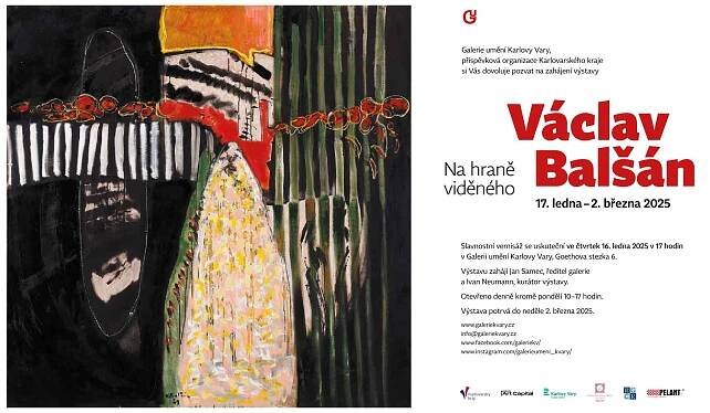 Václav Balšán – Na hraně viděného – Galerie umění Karlovy Vary