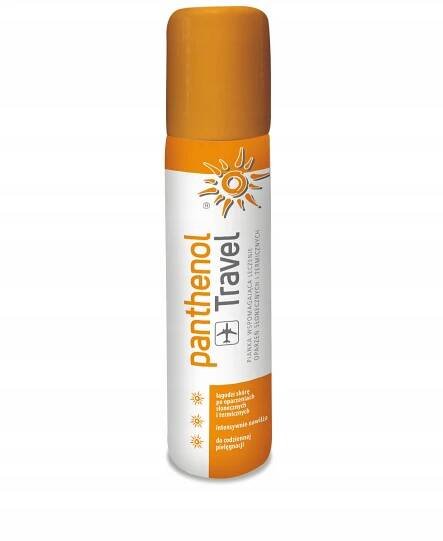 Panthenol Travel, pěna podporující léčbu popálenin, 90 ml
