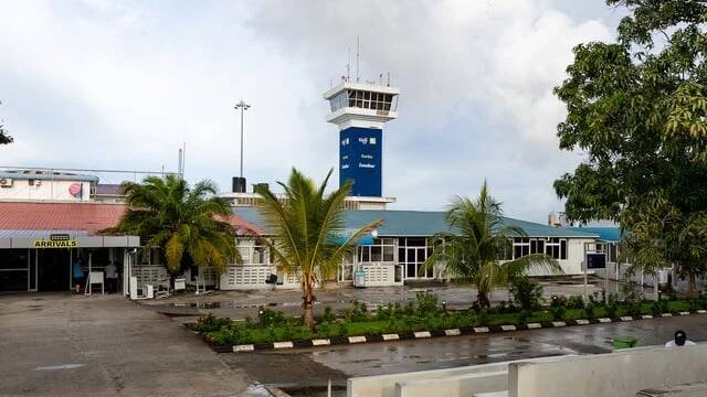 View of Zanzibar Abeid Amani Karume International Airport