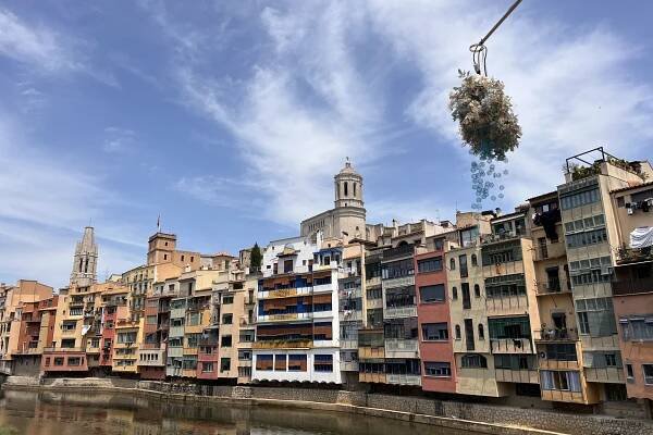 Girona, amb decoració floral per la 70a edició de Temps de Flors