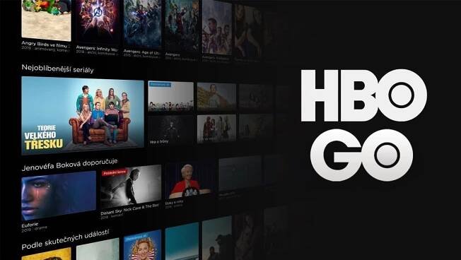 HBO GO: screenshot; knihovna