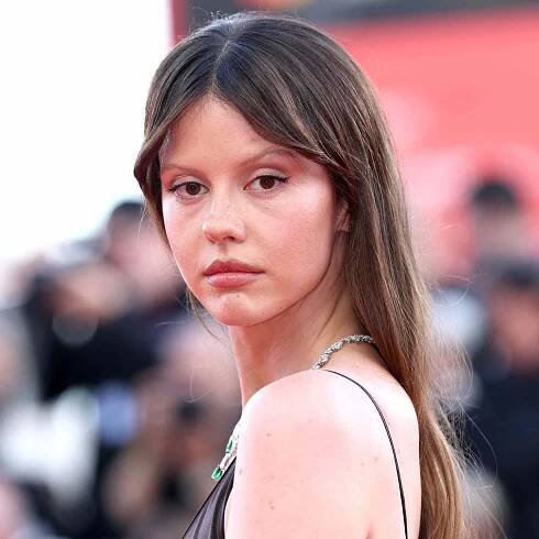 Mia Goth attends the "Frankenstein" red carpet during the 82nd Venice International Film Festival on August 30, 2025