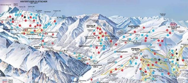 Ski Zillertal 3000 a Hintertuxer Gletscher