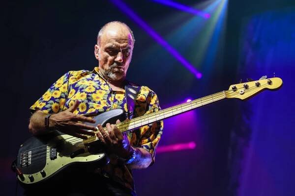 Foto: Nick Mason z Pink Floyd, Forum Karlín, 17. 7. 2023