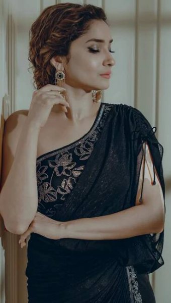 Ankita Lokhande redefines style in glam black ensembles