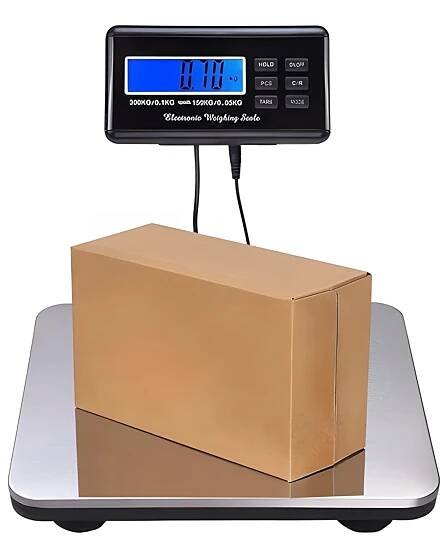SKLADOVÁ PRŮMYSLOVÁ PLOŠINOVÁ ELEKTRONICKÁ SKLADOVÁ VÁHA LCD 300 KG