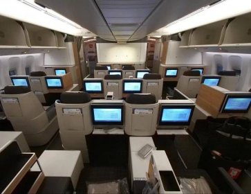 Second cabin on B777 Business Class with Swiss