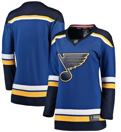 Women's St. Louis Blues Fanatics Blue Home Breakaway Jersey