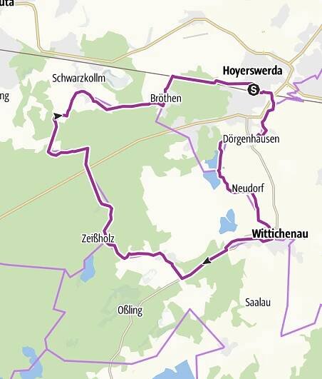 Mapa / Cyklostezka Dubringer Moor