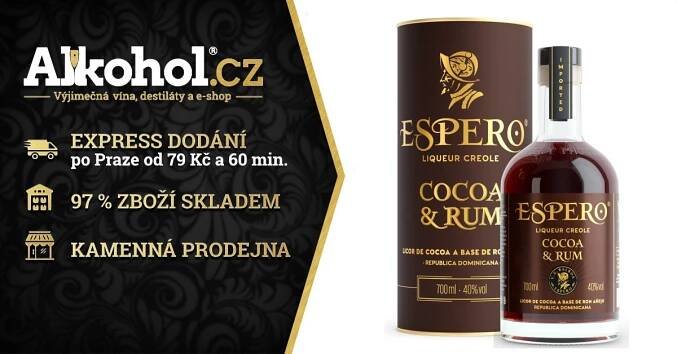 Espero Cocoa & Rum 0,7l 40% Tuba
